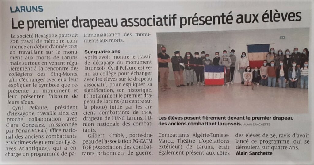 Article Sud Ouest 27-05-2021