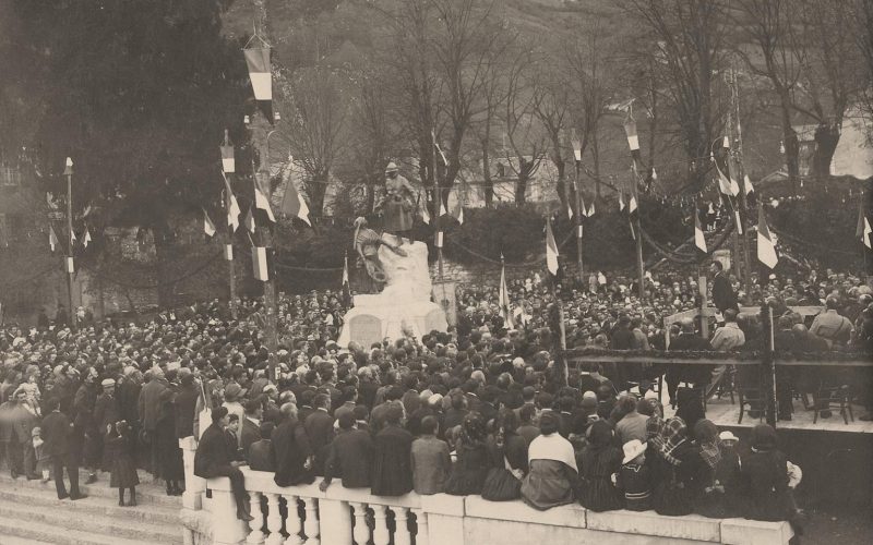 Inauguration du monument aux morts de Laruns
